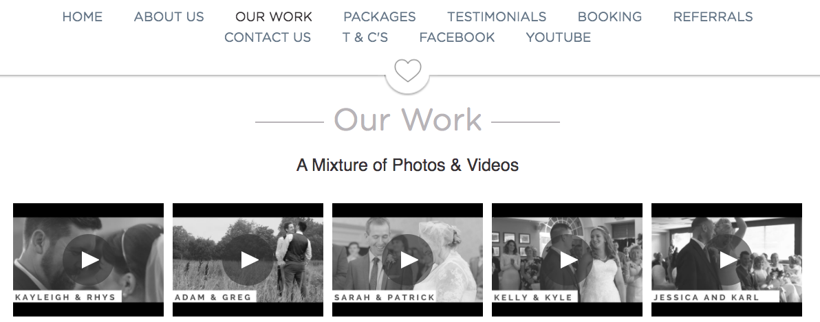 Youtube videos with simple thumbnails added to a Strikingly user's website Youtube videos with simple thumbnails added to a Strikingly user's website